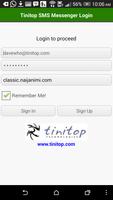 Tinitop SMS Messenger Affiche