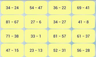 Maths - Arithmetic Memory Game capture d'écran 3