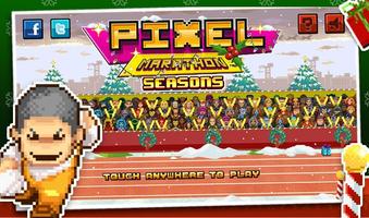 Pixel Marathon Seasons Affiche