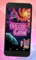 Poster Flying cats