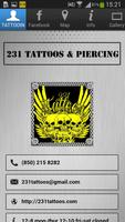 231 Tattoos & Piercing Poster