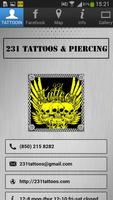 231 Tattoos & Piercing پوسٹر