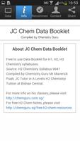 JC Chem Data Booklet imagem de tela 1