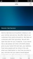 Dennis Cab Service Plakat