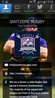 SWITZERS RUGBY poster