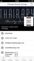 Thairapy Beauty Lounge capture d'écran 3