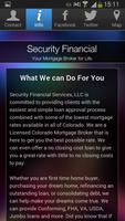 Security Financial capture d'écran 1