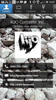 KJO Concrete, Inc. Affiche