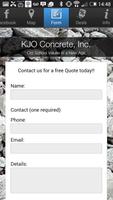 برنامه‌نما KJO Concrete, Inc. عکس از صفحه