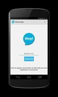 Tiny Messenger - Chat الملصق
