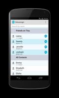 Tiny Messenger - Chat capture d'écran 1
