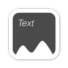 Photext - 簡單快速結合文字與圖片 أيقونة