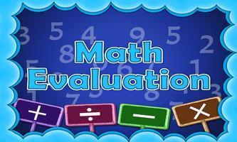 Math Evaluation By Tinytapps পোস্টার