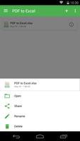 PDF to Excel ภาพหน้าจอ 3