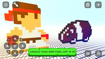 3D Craft: Pixel Art Creator capture d'écran 3