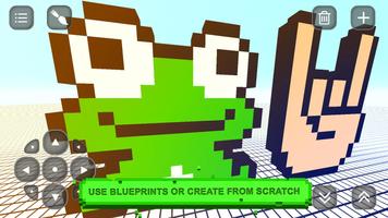 3D Craft: Pixel Art Creator capture d'écran 1