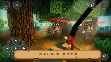 Pixel Hunting: Survival Craft Plakat