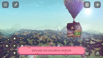 Niedliches Craft: Crafting & Building a World Plakat