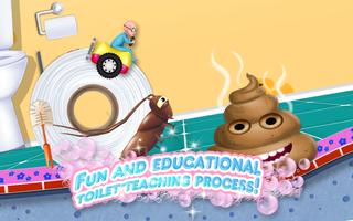 Baby Toilet Race: Cleanup Fun capture d'écran 3
