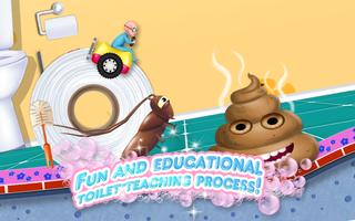 Baby Toilet Race: Cleanup Fun скриншот 3