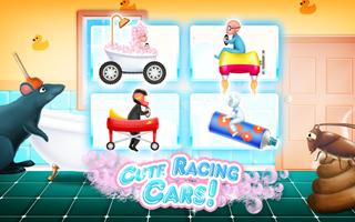 Baby Toilet Race: Cleanup Fun постер
