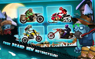 Zombie Shooter Motorcycle Race постер