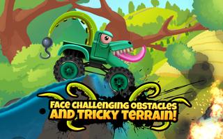 Monster Truck Kids 5: Crazy Cartoon Race تصوير الشاشة 1