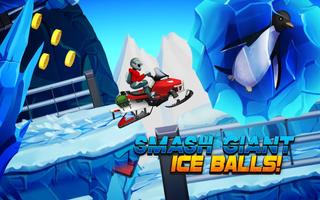 Winter Sports Game: Risky Road Snowmobile Race ảnh chụp màn hình 1