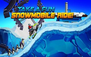 Winter Sports Game: Risky Road Snowmobile Race Ekran Görüntüsü 2