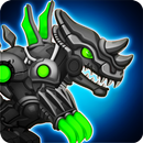 Dino Robot Wars: City Driving and Shooting Game aplikacja