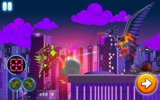 Dino Robot Wars: City Driving and Shooting Game syot layar 2