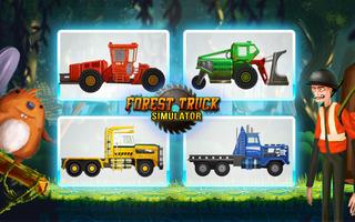 Truck Driving Race 4: Forest Offroad Adventure Affiche