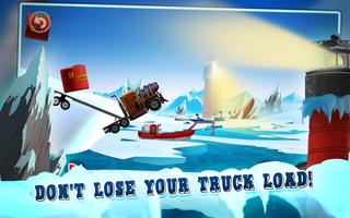 Truck Driving Race 2: Ice Road تصوير الشاشة 2