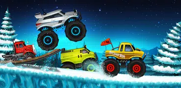 Monster-Truck Winter-Rennspiel