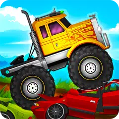 Скачать Monster Truck Kids Racing APK