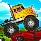 Monster Truck Kids Racing Zeichen