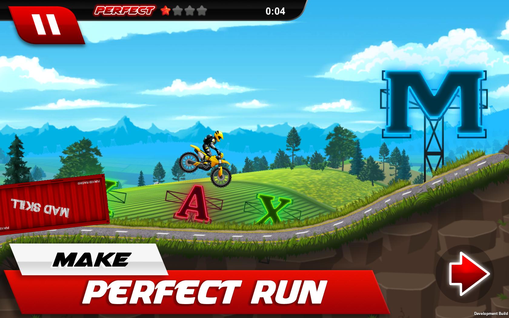 Bike racing games. Pixel Bike Racer. Bike game Screen.