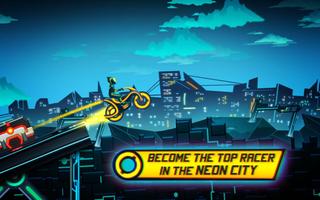 Bike Race Game: Traffic Rider Of Neon City capture d'écran 2