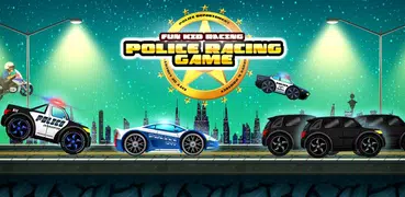 Police car racing for kids