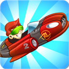 Superheroes Car Racing-icoon