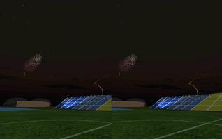 Singapur NDP Fireworks VR Poster