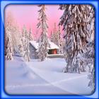 Winter Snow Live Wallpapers icône