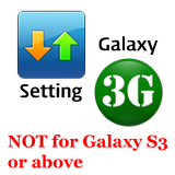 Galaxy 3G/4G Setting biểu tượng