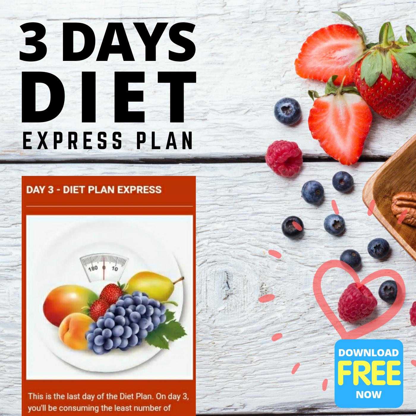 3 Day Diet. Express plan