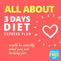 3 Day Diet Express Plan - Diet poster