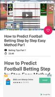Betting Tips Video captura de pantalla 2