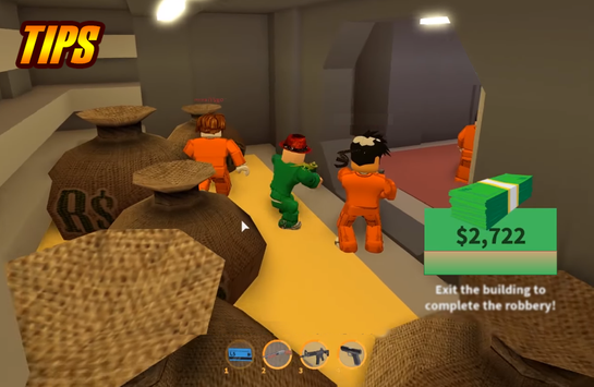 Escape room roblox bank heist