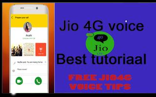 How to call jio4gvoice guide الملصق