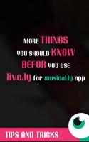 Tips Live.ly For Musical.ly โปสเตอร์