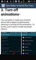 Tips to Make Android Run Fast capture d'écran 2